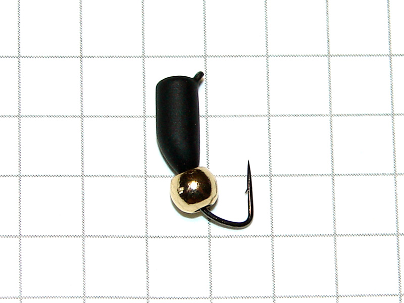 картинка D3,2 (1,05 гр) Мормышка УЛОВКА "гвоздик" с латунным шариком 3,8 мм от магазина "Без насадки"