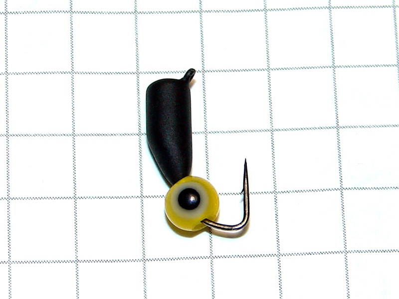 картинка D3,2 (1,0 гр) Мормышка УЛОВКА «окунёвый глаз» 4 мм (желтый) от магазина "Без насадки"