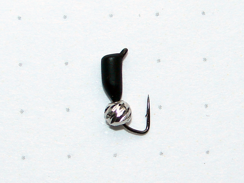 картинка D2,4 (0,30 гр) Мормышка УЛОВКА латунная бусина «ЗЕФИР» (серебро) от магазина "Без насадки"
