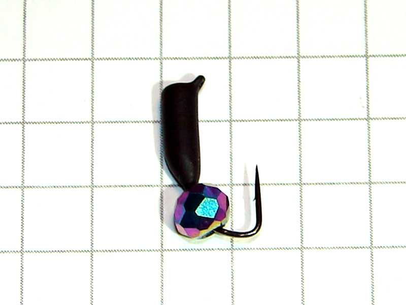 картинка D2,8 (0,60 гр) Мормышка вольфрамовая «гвоздик» с гранёной бусиной (хамелеон), Уловка от магазина "Без насадки"
