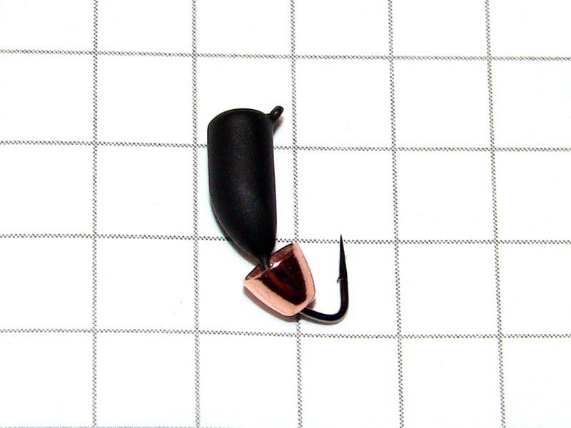 картинка D3,2 (0,82 гр) Мормышка УЛОВКА "гвоздик" латунный "колокольчик" 3 мм (медный) от магазина "Без насадки"