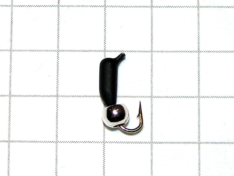 картинка D2 (0,22 гр) Мормышка УЛОВКА «МИКРОБ» с лат. шар. 2,8 мм, серебро от магазина "Без насадки"