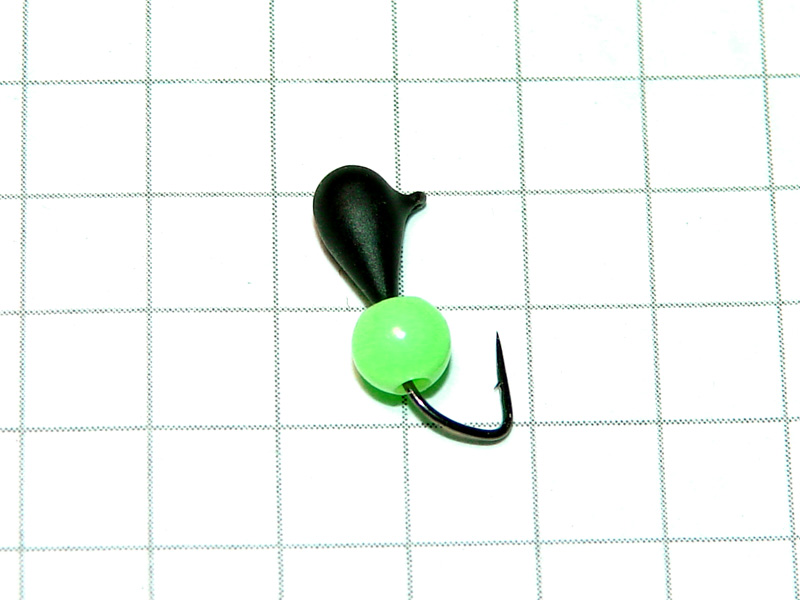 картинка Мормышка вольфрамовая «КАПЛЯ» зелёный неон 0,50 гр, Уловка от магазина "Без насадки"