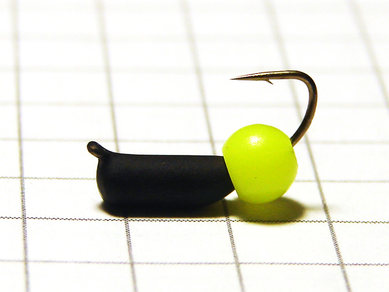 картинка D2,8 (0,50 гр) Мормышка УЛОВКА «неоновый шарик» 3,8 мм (салатовый флуоресцентный) от магазина "Без насадки"