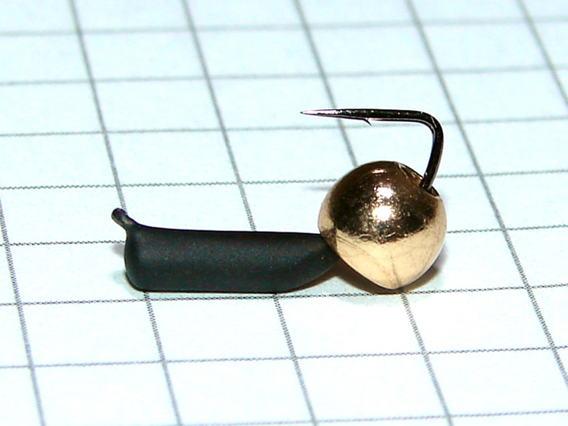 картинка D2,4 (0,75 гр) Мормышка УЛОВКА "гвоздик" с лат. шар. 4,7 мм от магазина "Без насадки"
